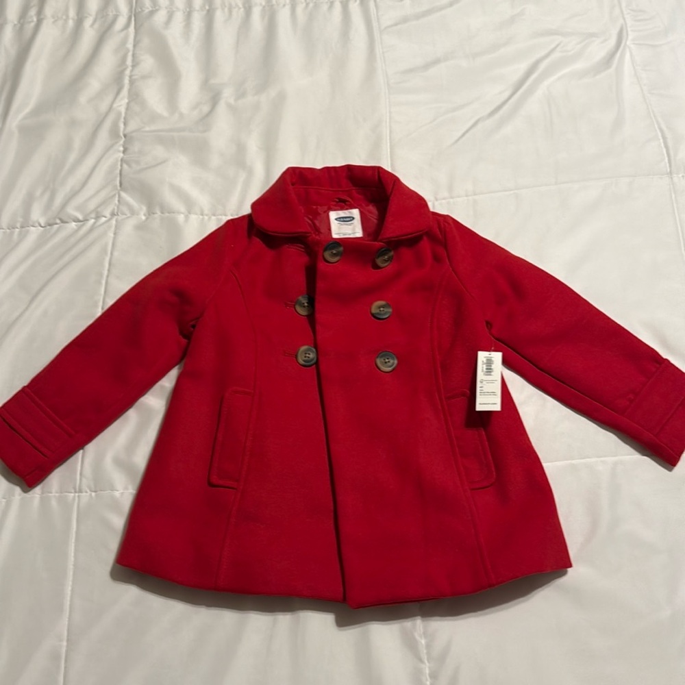 Red Trench Coat for Girls size 4T